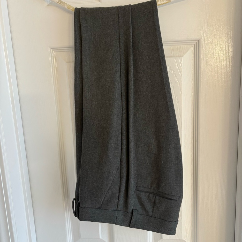 Express Dark Gray Boot Cut Columnist Pants | 4L
